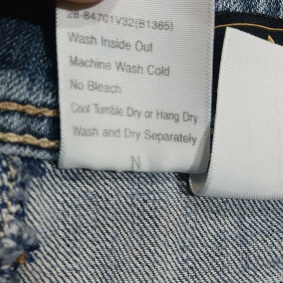 J1023 GUC Vintage Lawman High Rise Jeans size 9 - Picture 8 of 9